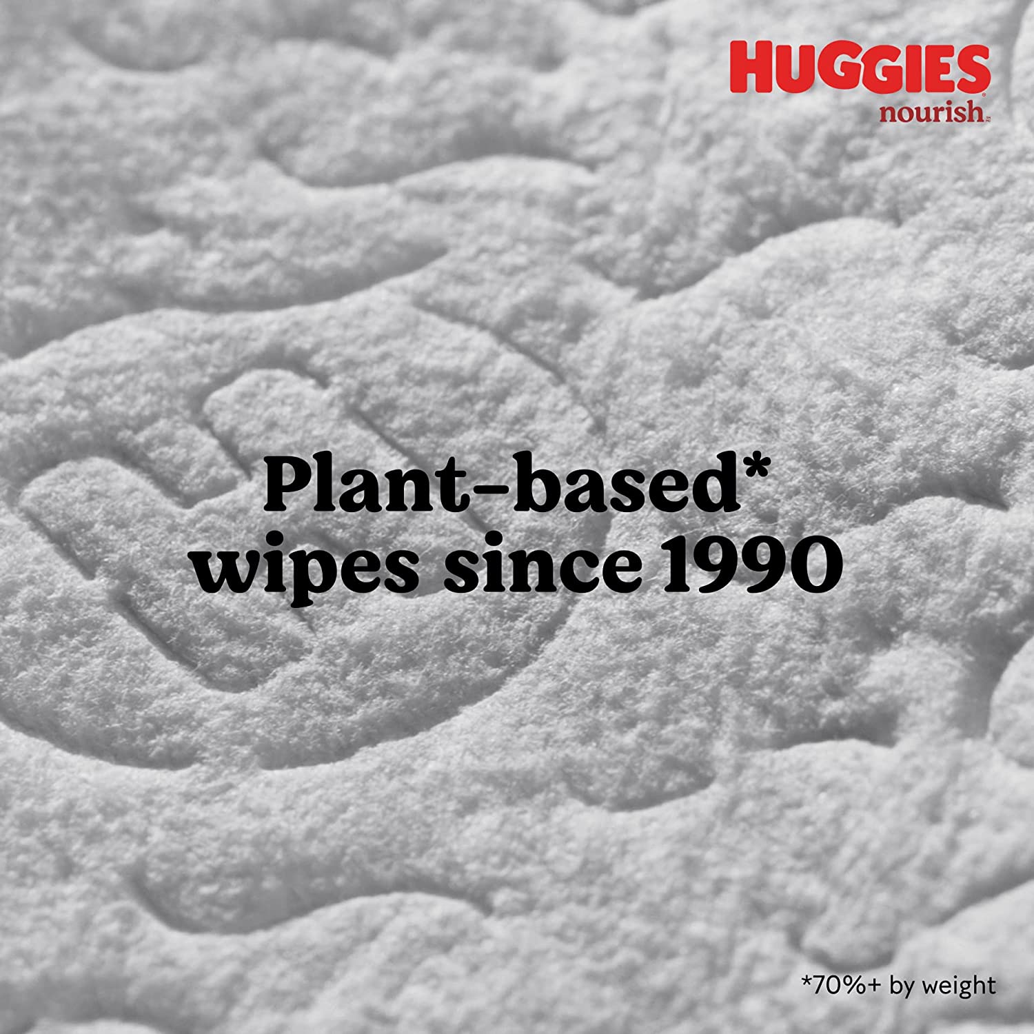 Scented Baby Wipes, Huggies Nourish Baby Diaper Wipes, 10 Push Button Packs (560 Wipes Total) - Image 7